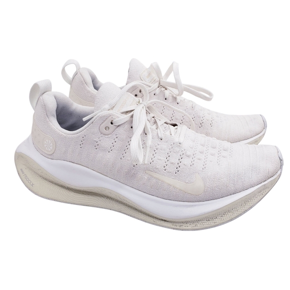 Nike ReactX Infinity Run 4 White Athletic Lace Up Running Shoes Women's Size 9.5 - Picture 12 of 12